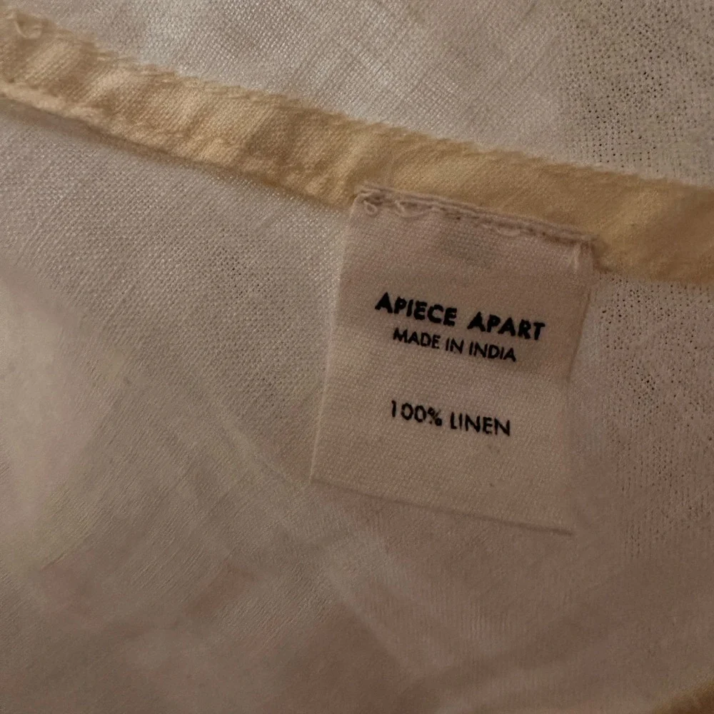Apiece Apart cream Delle Tee Sz XS - Picture 7 of 10